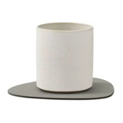 LINDDNA Glasuntersetzer 11x13 cm Curve Corduroy light grey