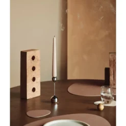LINDDNA Glasuntersetzer 11x13 cm Curve Nupo sand