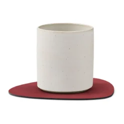 LINDDNA Glasuntersetzer 11x13 cm Curve Nupo red
