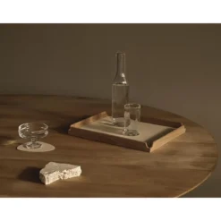 LINDDNA Glasuntersetzer 11x13 cm Curve Nupo vanilla
