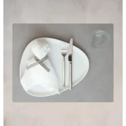 LINDDNA Tischset L 35x45 cm Square Nupo light grey