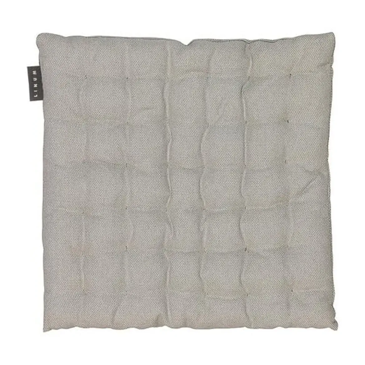 Linum AB Sitzkissen 40x40 cm Pepper hellgrau