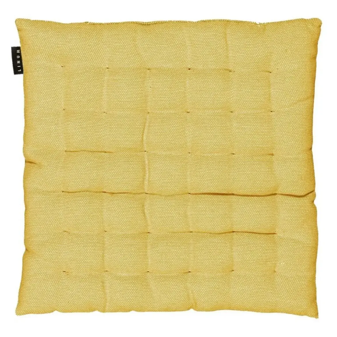 Linum AB Sitzkissen 40x40 cm Pepper senfgelb