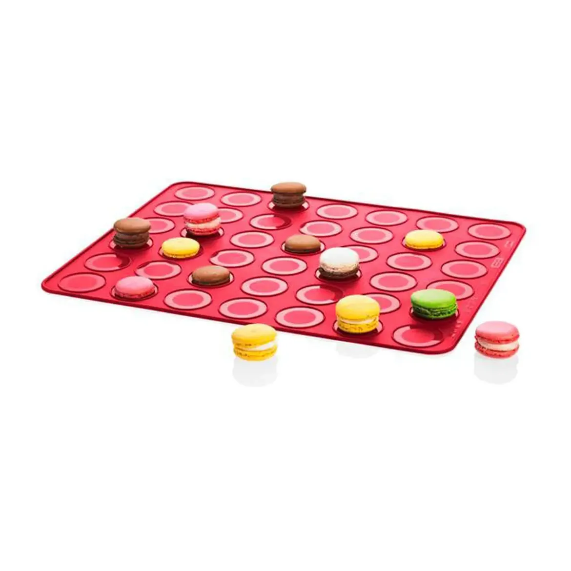 Lurch Backmatte Macaron Flexiform 38x30 cm ruby