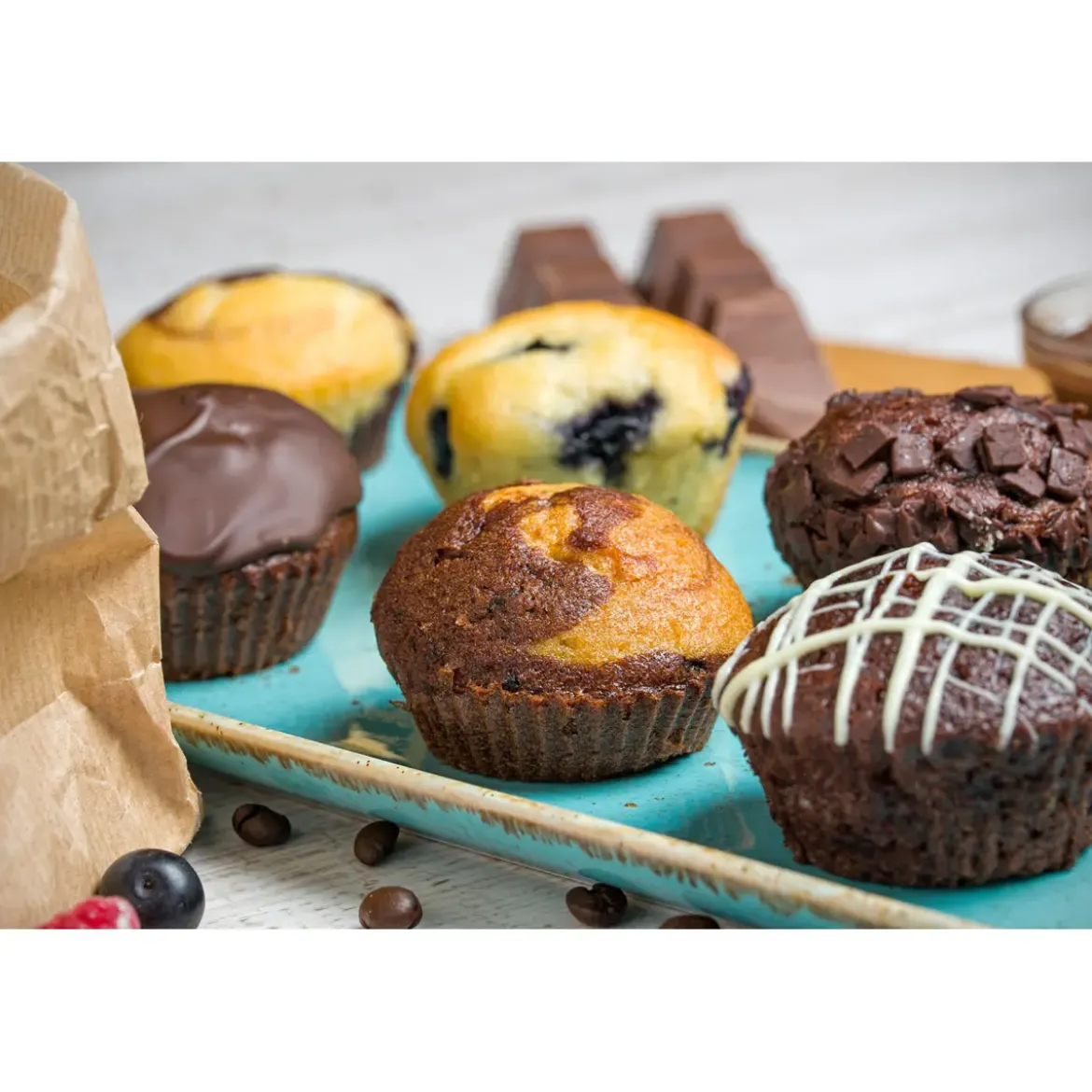 Lurch Muffinförmchen 12 Stück FlexiForm Muffinliner mehrfarbig