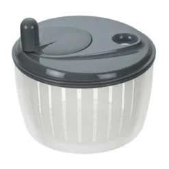 Lurch Salatschleuder mit Kurbel 23 cm grau