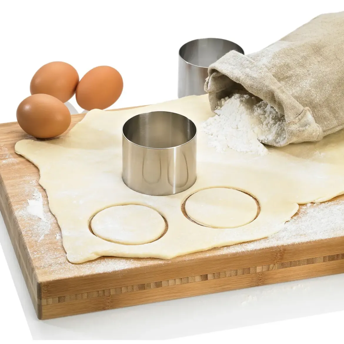 Lurch Speiseringe 8er-Set edelstahl