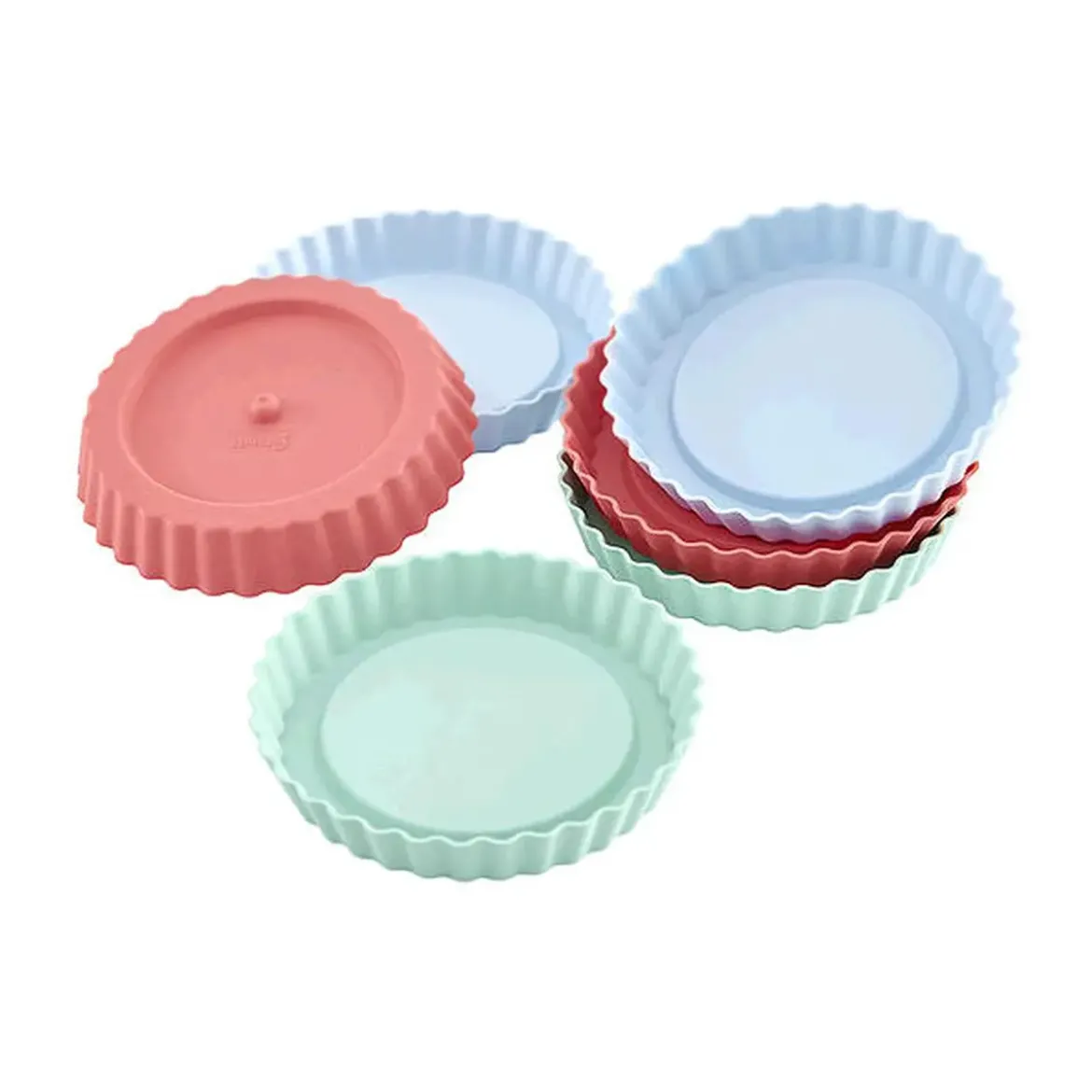 Lurch Tortelett Pastel Mix Flexi Form 6er Set