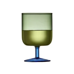 Lyngby Glas Weinglas 2er-Set Torino grün/blau