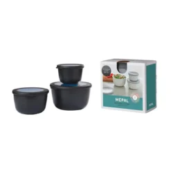 Mepal Starter Set Cirqula hoch Multibowl 3tlg. nordic black