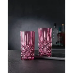 Nachtmann Longdrinkglas 2er-Set Noblesse Berry