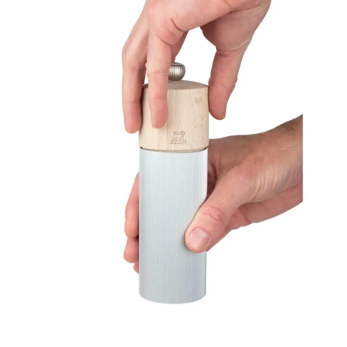 Peugeot Pfeffermühle 18cm Line Aluminium/natur