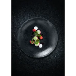 RAK Teller flach coup 29 cm Fusion Karbon schwarz