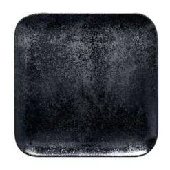 RAK Teller quadr. 15x15cm H.1,7cm Fusion Karbon schwarz