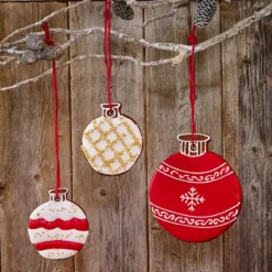 RBV Birkmann Ausstecher Christbaumkugel 6,5 cm mit Innenprägung Edelstahl