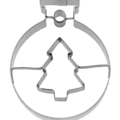 RBV Birkmann Präge-Ausstecher Christbaumkugel Tannenbaum 6 cm edelstahl