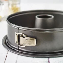 RBV Birkmann Springform mit zwei Böden 28 cm Easy Baking grau