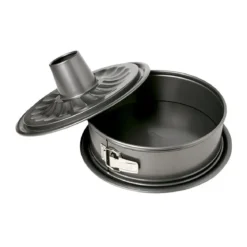 RBV Birkmann Springform mit zwei Böden 28 cm Easy Baking grau