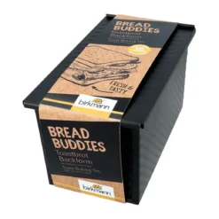 RBV Birkmann Toastbrot Backform 21cm mit Deckel schwarz Bread Buddies