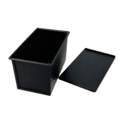 RBV Birkmann Toastbrot Backform 21cm mit Deckel schwarz Bread Buddies