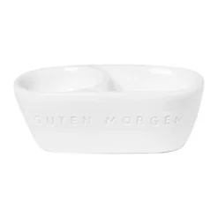 Räder Eierbecher 10x5 cm Guten Morgen weiß