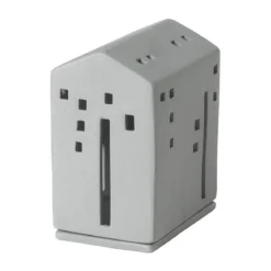 Räder Lichthaus grau 5,8x8,2x10cm