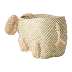Rice Aufbewahrungskorb Elefant 49x30x40 cm natur