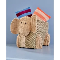 Rice Aufbewahrungskorb Elefant 49x30x40 cm natur