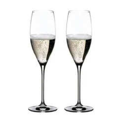 Riedel Cuvée Prestige Glas 2er-Set Vinum mit Moussierpunkt klar