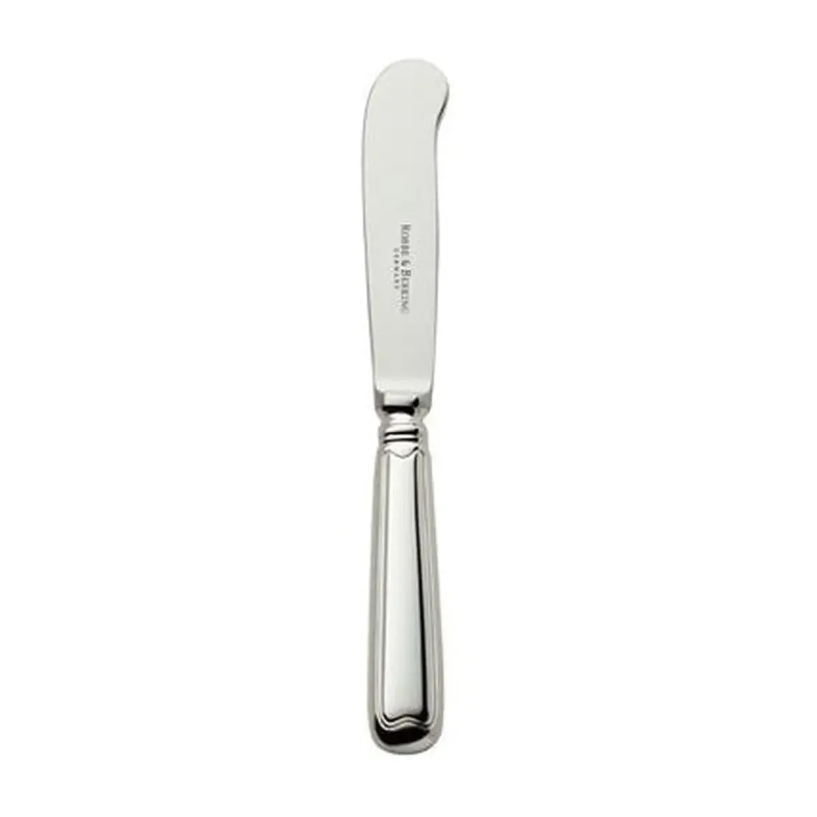 Robbe & Berking Buttermesser mit Stahlklinge Alt Faden 925 Sterlingsilber