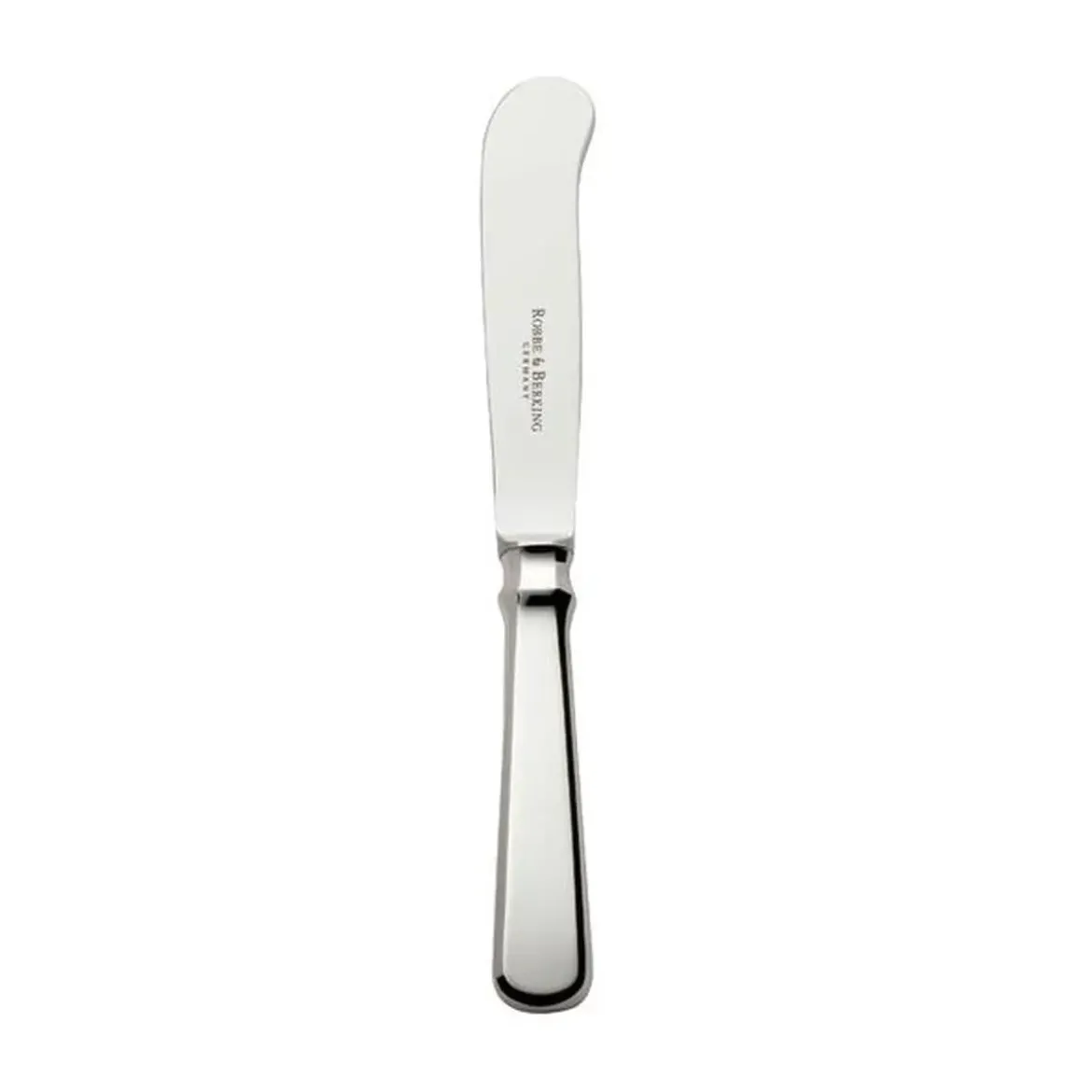 Robbe & Berking Buttermesser mit Stahlklinge Form A Alt Spaten 925 Sterlingsilber