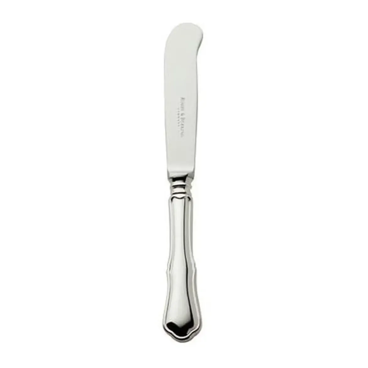 Robbe & Berking Buttermesser mit Stahlklinge Alt Chippendale 925 Sterlingsilber