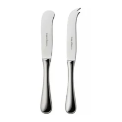 Robbe & Berking Butter- u. Käsemesser m. Stahlklinge Eclipse 150 g versilbert