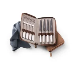 Robbe & Berking Grillset 8tlg. Frozen Black Alt Spaten 925 Sterlingsilber