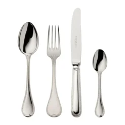 Robbe & Berking Kinderbesteck-Set 4-tlg. Französisch-Perl 150 g versilbert