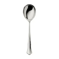 Robbe & Berking Kompottlöffel gross Alt Chippendale 925 Sterlingsilber
