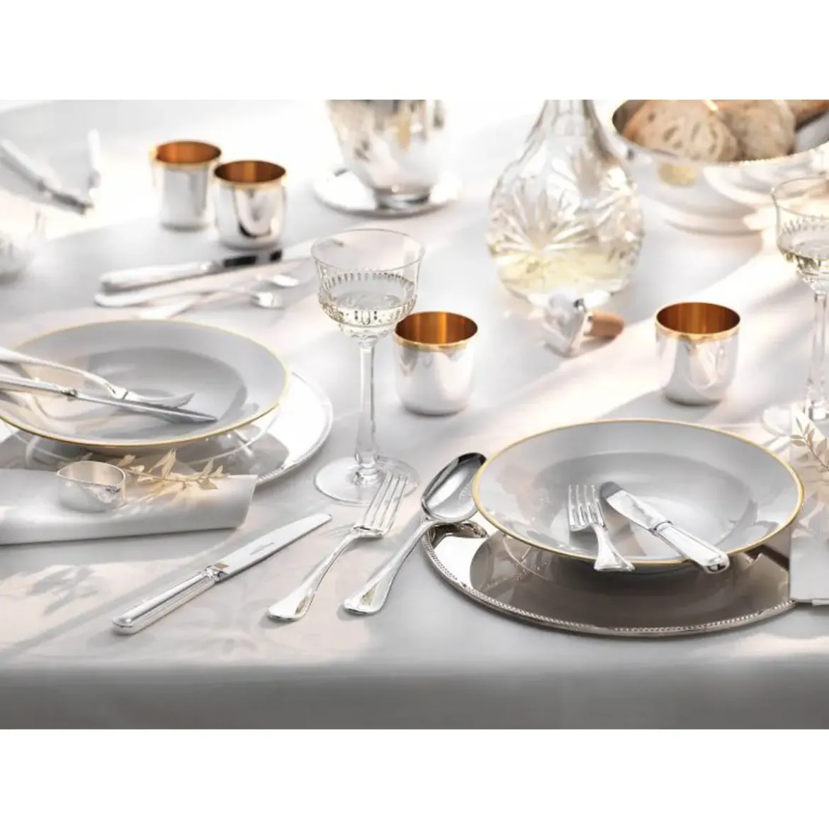 Robbe & Berking Menümesser Französisch Perl 150 g versilbert