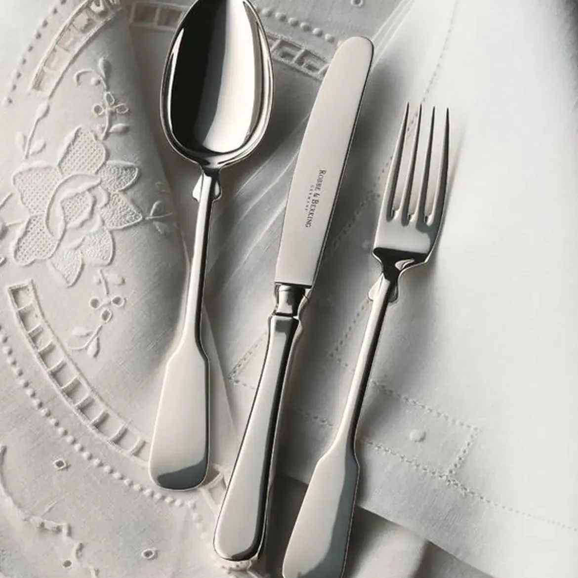 Robbe & Berking Menümesser Spaten 150 g versilbert