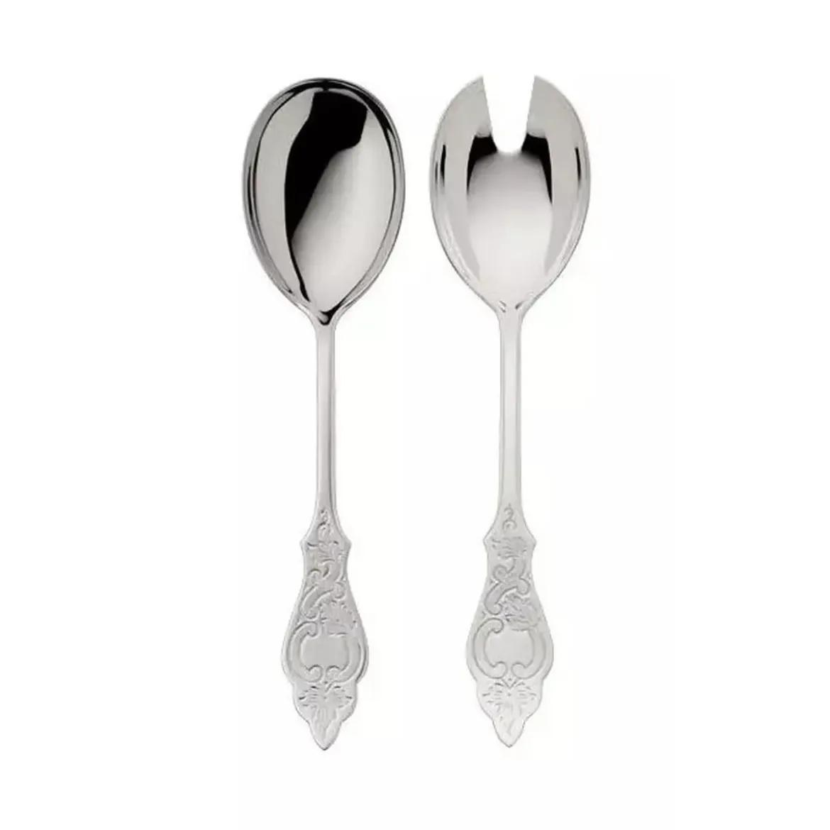 Robbe & Berking Salatbesteck 2-tlg. Ostfriesen Edelstahl