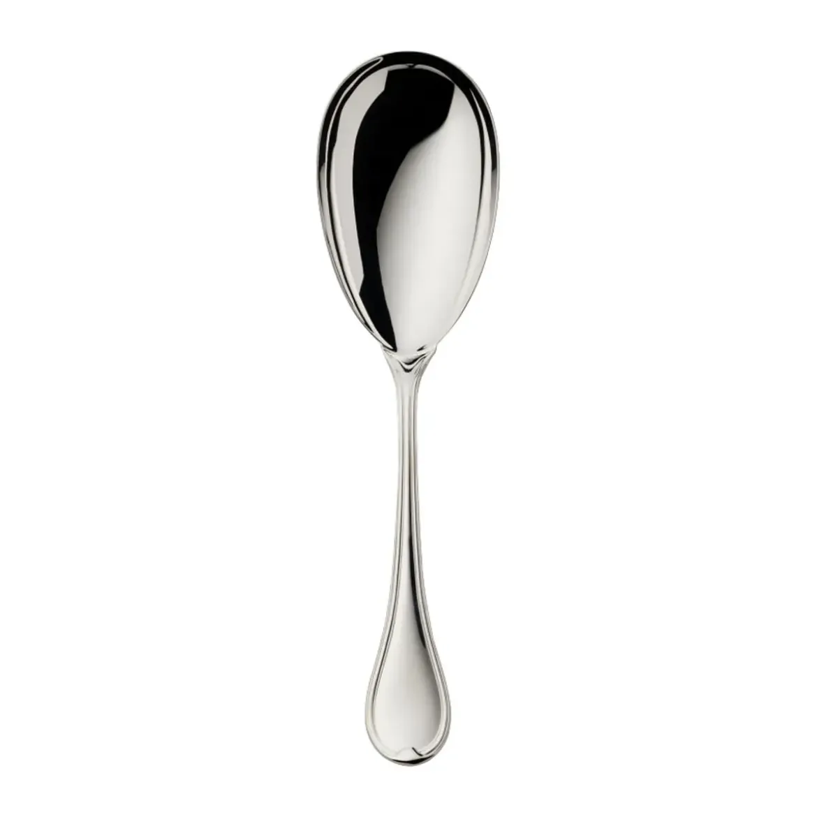 Robbe & Berking Servierlöffel 27 cm Classic-Faden 150 g versilbert
