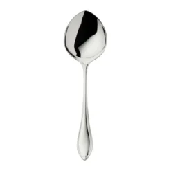 Robbe & Berking Servierlöffel klein Navette 150 g versilbert