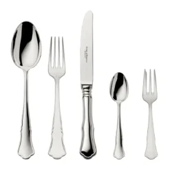 Robbe & Berking 30 tlg. Garnitur Alt Chippendale 150 g versilbert
