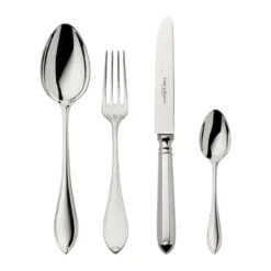 Robbe & Berking 4 tlg. Garnitur Navette 150 g versilbert