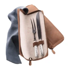 Robbe & Berking Tranchierset 4-tlg. Martelé Frozen Black 150 g versilbert
