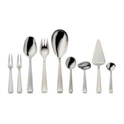 Robbe & Berking Vorlegegarnitur 9tlg. Art Deco 925 Sterlingsilber