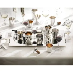 Robbe & Berking Whiskeybecher Belvedere 90 g versilbert