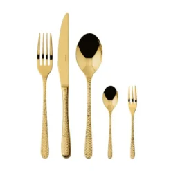 Sambonet Besteck-Set 30-tlg. Venezia Mirror PVD Gold