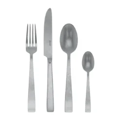 Sambonet Besteck Set 24tlg. Vollheft Flat Vintage Edelstahl antik