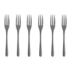 Sambonet Kuchengabel 6 St. Taste Edelstahl/PVD schwarz