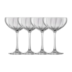 Schott Zwiesel Blossom Sektschale 4er-Set mit Moussierpunkt